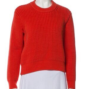 T by Alexander Wang Red Crew Neck Sweater